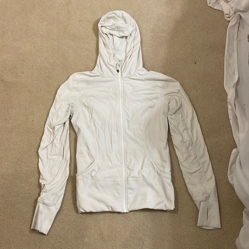 White lululemon jacket